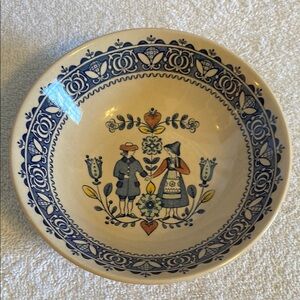 Johnson Bros Staffordshire Old Granite Hearts & Flowers 6.25” bowls- 2